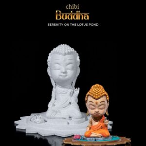 Chibi Buddha - Serenity on The Lotus Pond
