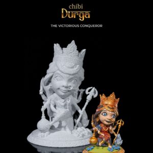 Chibi Durga- The Victorious Conqueror