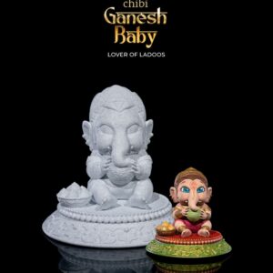Chibi Ganesh Baby - Lover of Ladoos