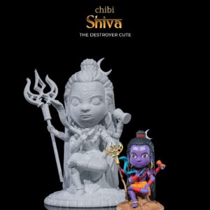 Chibi Shiva - The Destroyer Cute