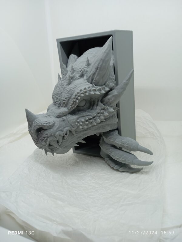 Dragon Emerging Head