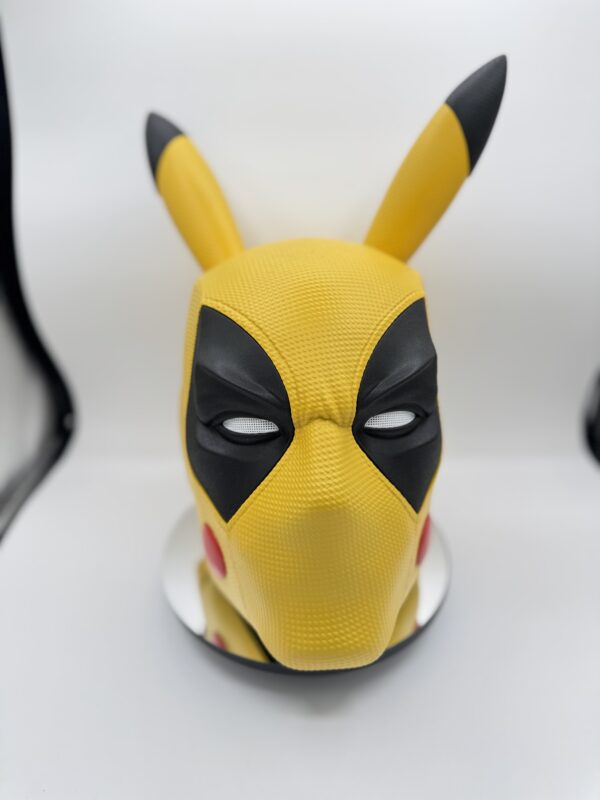 Painted Pikapool Cosplay Helmet Mash Up