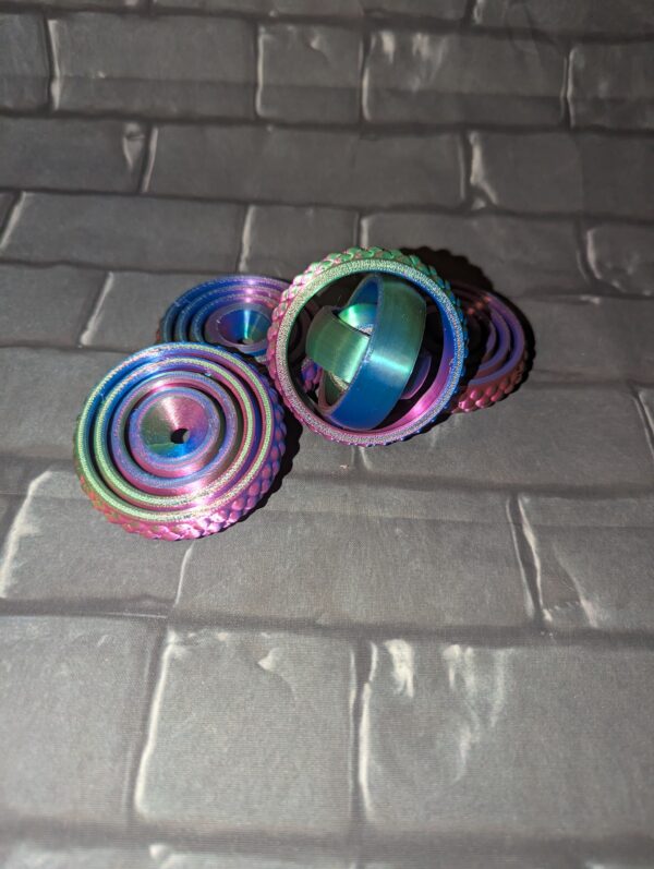 Large Purple Gradient Fidget Rings