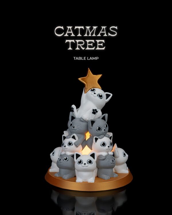 Catmas Tree Table Lamp