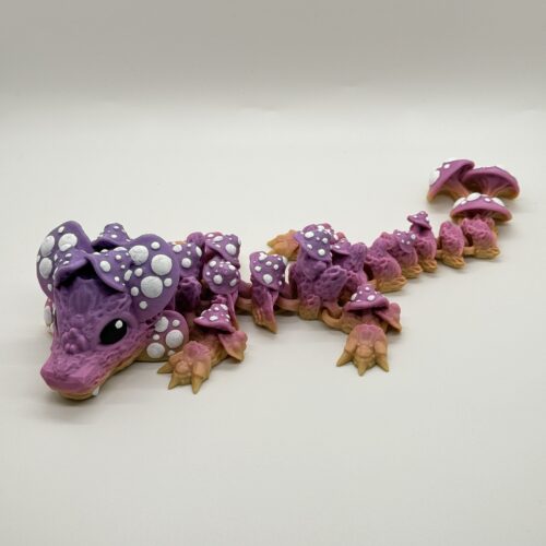 Baby Mushroom Dragon-Rainbow Color - Image 3