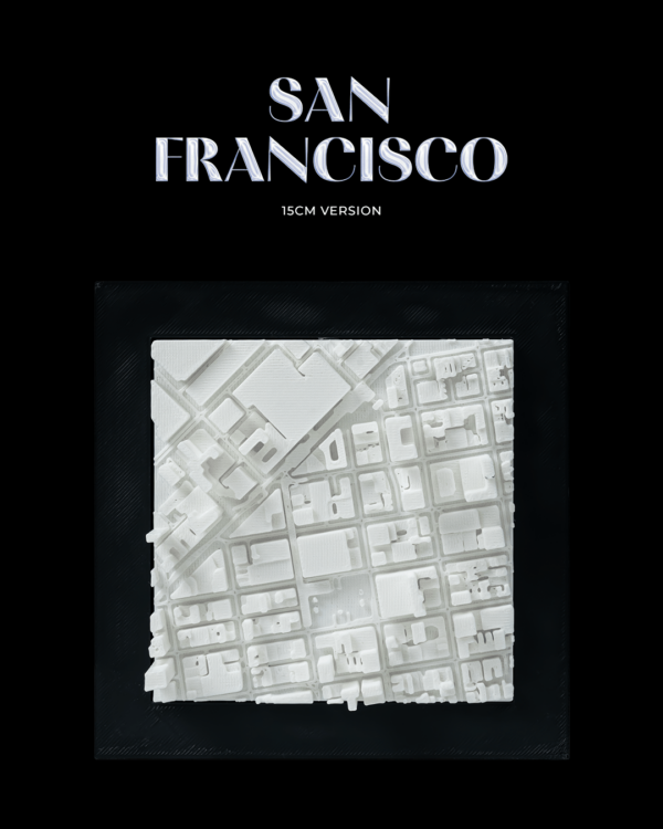 3D City Frames - San Francisco - 15cm Version