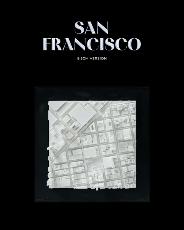 3D City Frames - San Francisco - 9,5cm Version