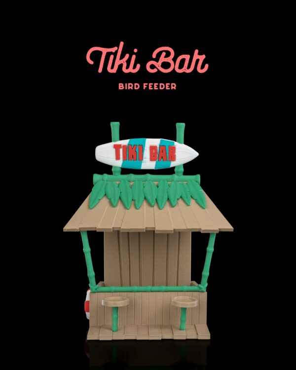 Tiki Bar Bird Feeder