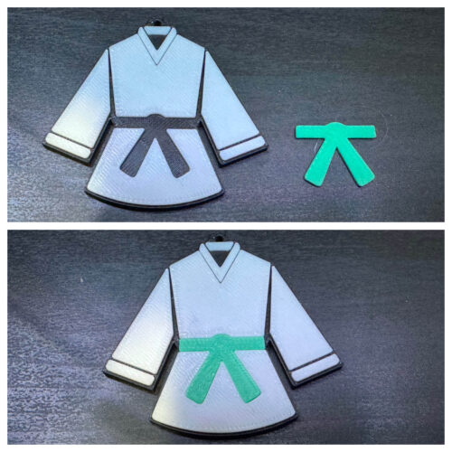 Dobok Keychain with Interchangable Belts - Image 2