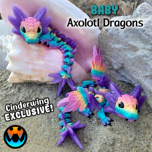 Baby Axolotl Dragon - Image 4