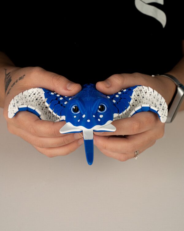 Paint your own Spotted eagle ray