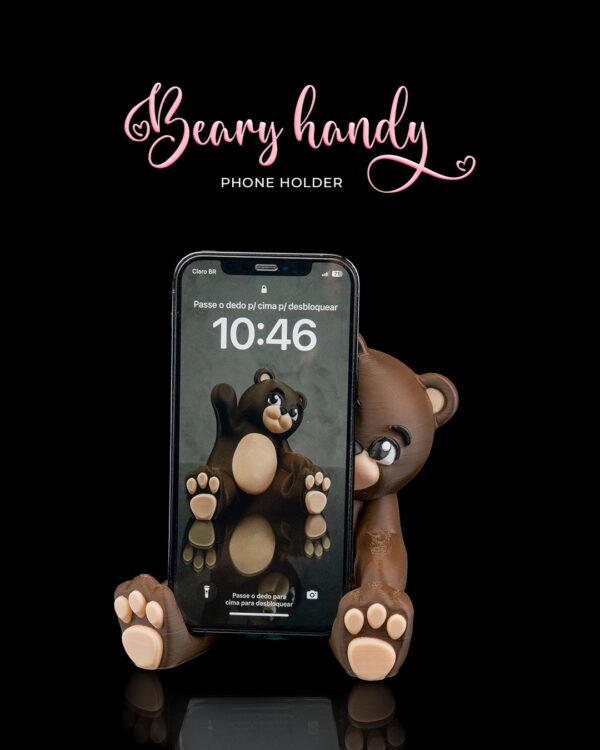 Beary Handy Phone Holder