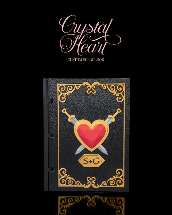 Crystal Heart Custom Scrapbook