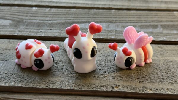 Set of 3 Love Bug Fidgets