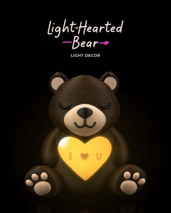 Light-Hearted Bear Light Decor