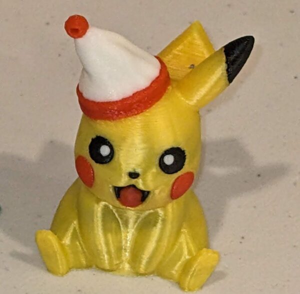 santa pikachu