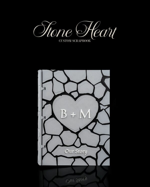 Stone Heart Custom Scrapbook