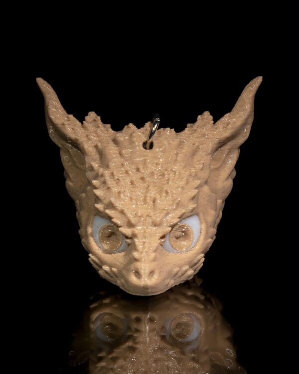 Desert Mama Dragon Keychain