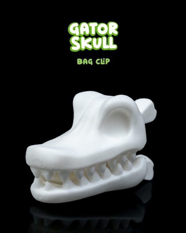 Gator Skull Bag Clip