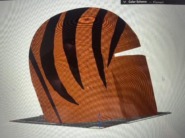 Bengal Mandalorian Helmet