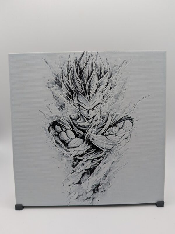 Vegeta Hueforge Print