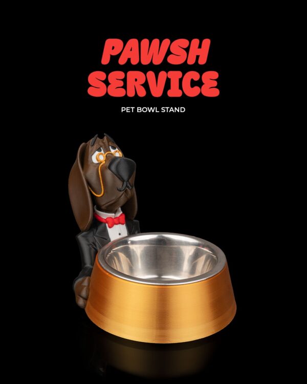 Pawsh Service Pet Bowl Stand
