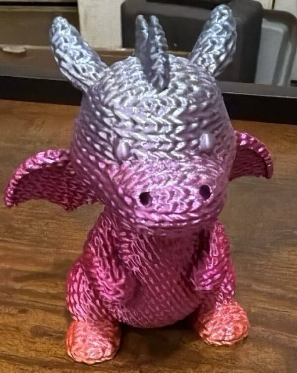 Knitted Cute Dragon
