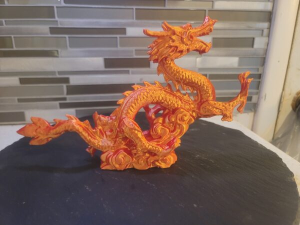 Gold/Red Cloud Dragon, Chineese Luck Dragon