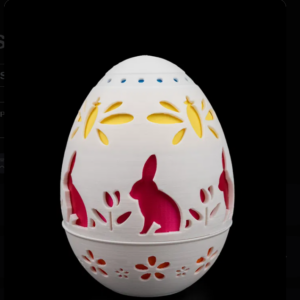 Boîte oeuf décorée