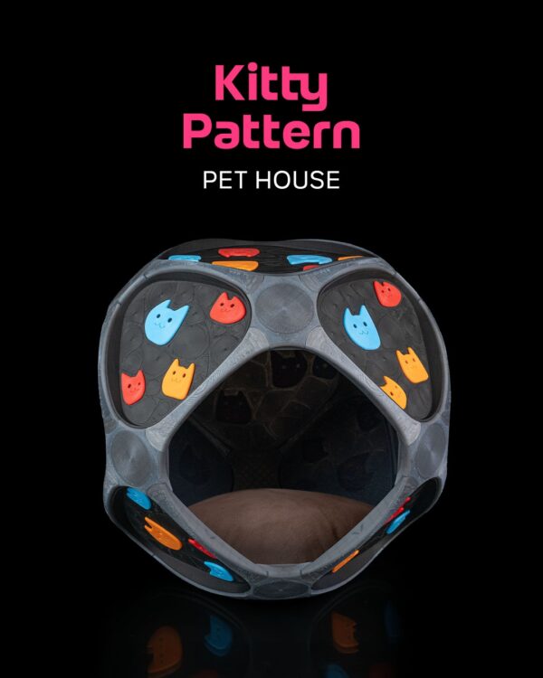 Kitty Pattern Pet House
