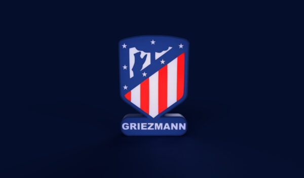 Atlético Madrid Sign - LED Strip Compatible