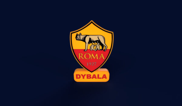 A.S. Roma Sign - LED Strip Compatible
