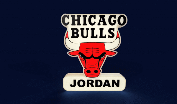 Chicago Bulls Sign - LED strip compatible