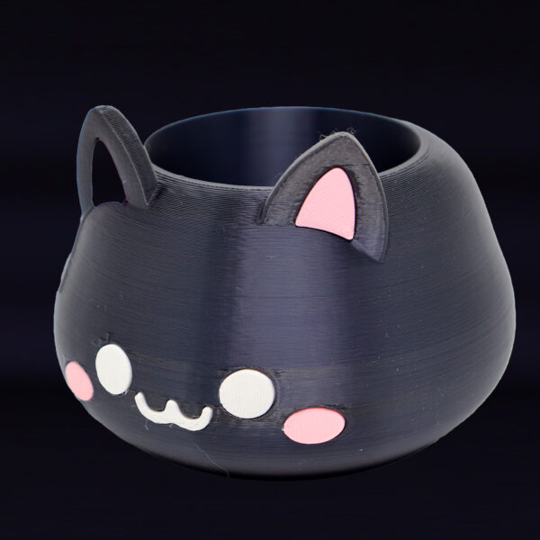 Mini vaso (gato) para suculenta