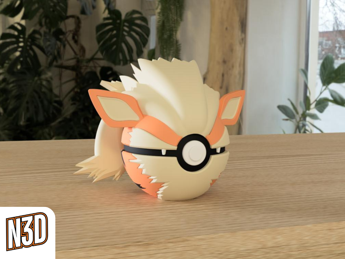 N3D Pokéball - 0059 Arcanine