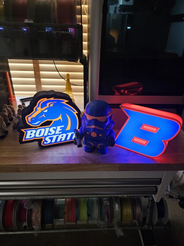 Boise State Light boxes