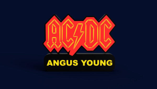AC/DC Sign - LED Strip Compatible