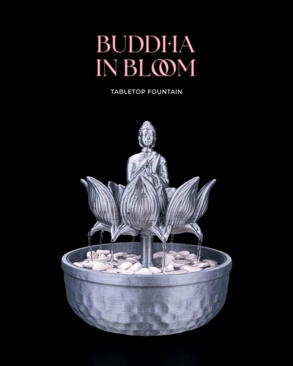 Buddha in Bloom Tabletop Fountain