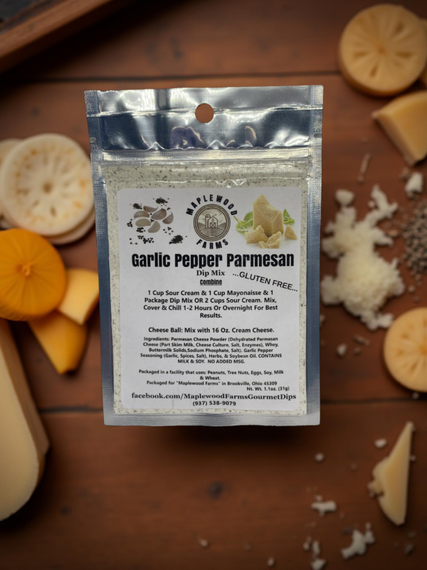 GARLIC PEPPER PARMESAN DIP MIX