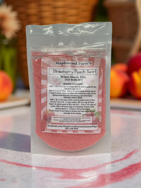 STRAWBERRY PEACH SWIRL WINE SLUSH MIX