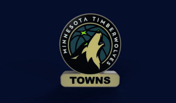 Minnesota Timberwolves Sign - LED Strip Compatible