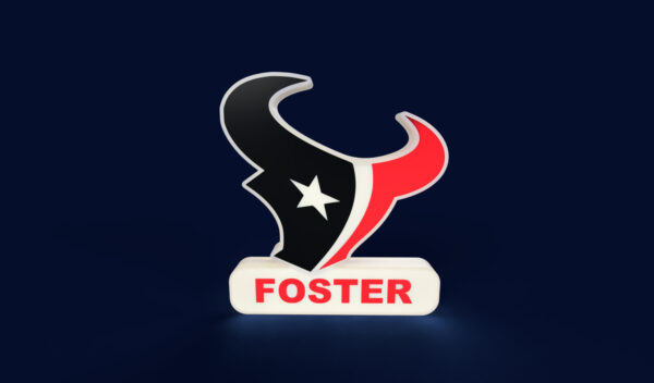 Houston Texans Sign - LED Strip Compatible