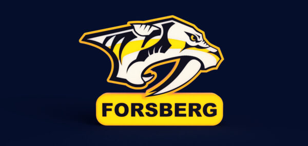Nashville Predators Sign - LED Strip Compatible