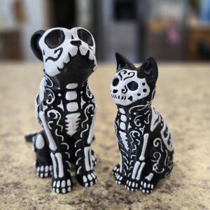 Skeleton Pet Figurines