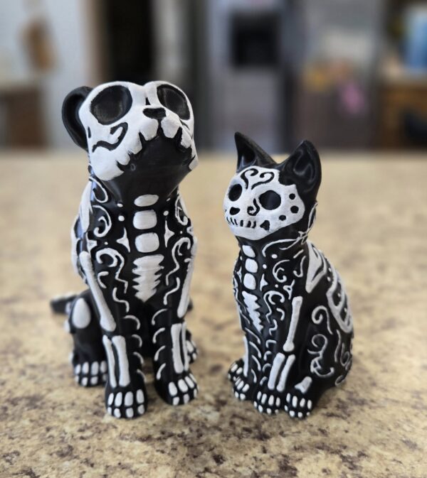Skeleton Pet Figurines