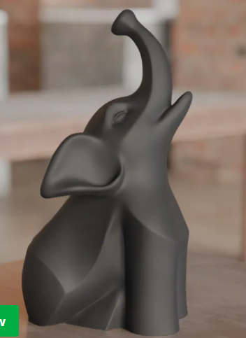 Elefante Sentado Colors