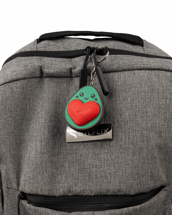Avocado Heart Keychain