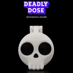 Porta remédio Chaveiro Deadly dose