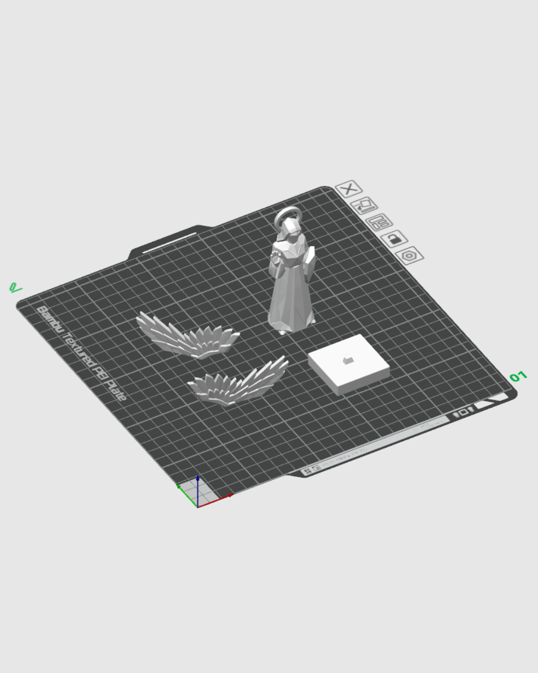 Four-Winged Angel Statue - Image 12