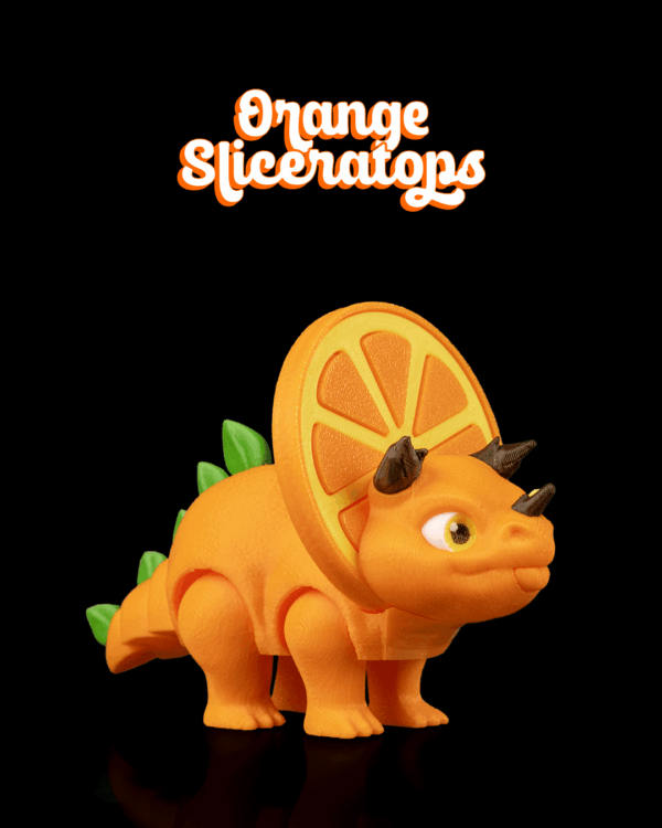 Orange Sliceratops